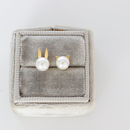 PEARL BUNNY&CAT STUD