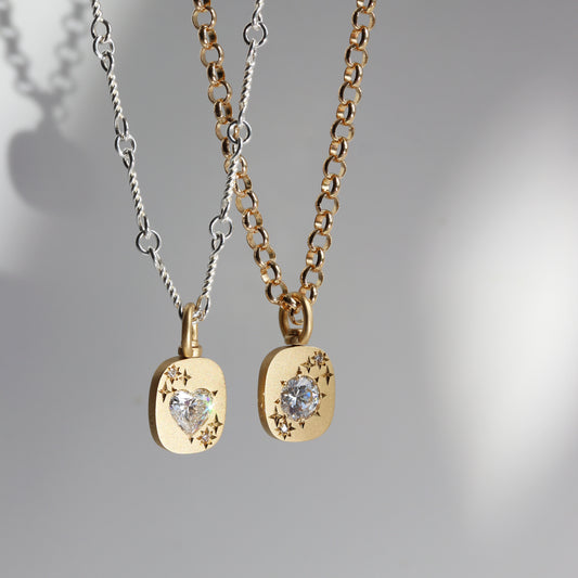 DIAMOND_REVERSIBLE SMILE CHARM