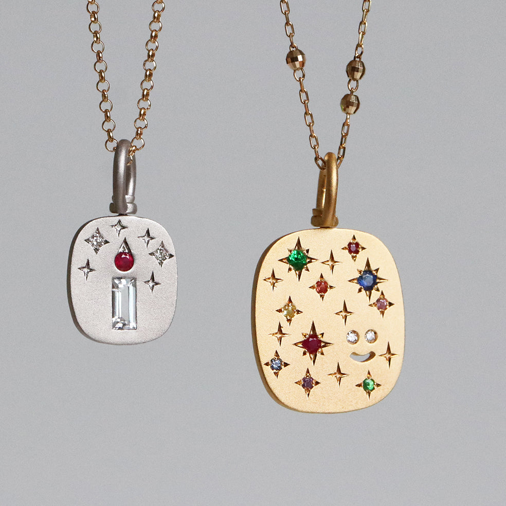 MULTI COLOR TINY SMILEY CHARM