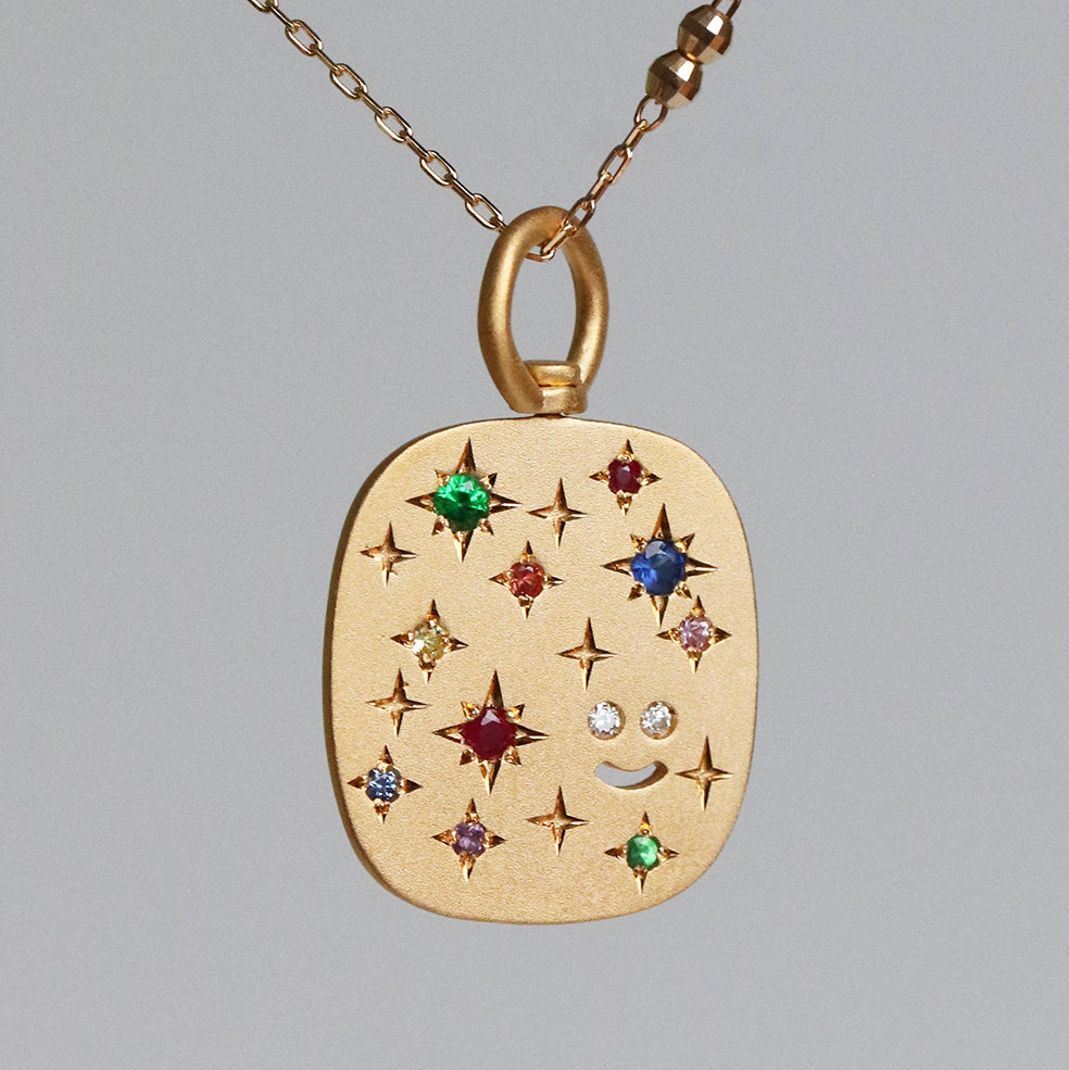 MULTI COLOR TINY SMILEY CHARM