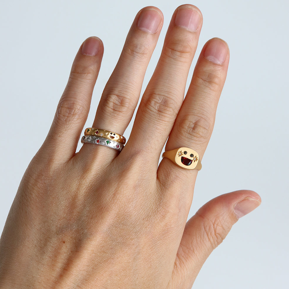 TINY SMILE MULTI COLORED BAND