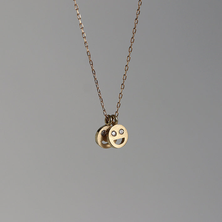 DOUBLE SMILEY NECKLACE