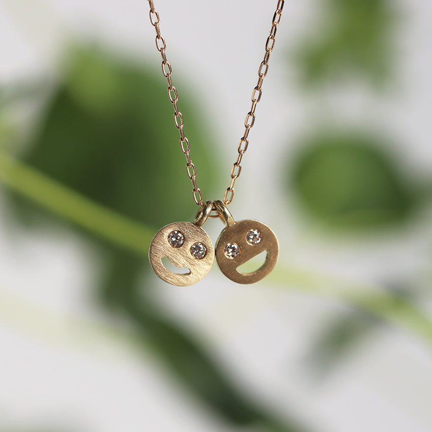 DOUBLE SMILEY NECKLACE