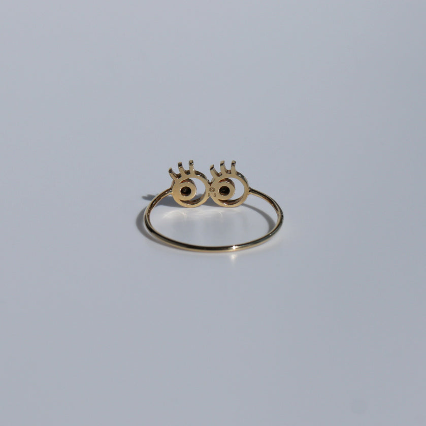 BLACK DIAMOND EYE RING