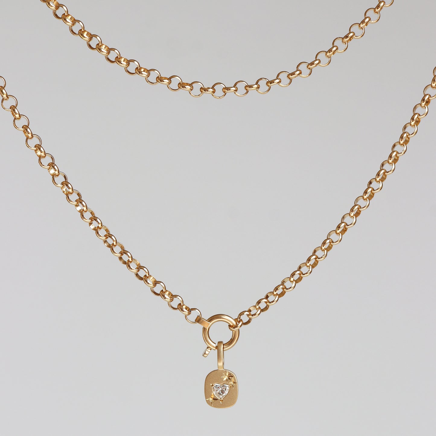 HEAVY ROLO CHAIN NECKLACE