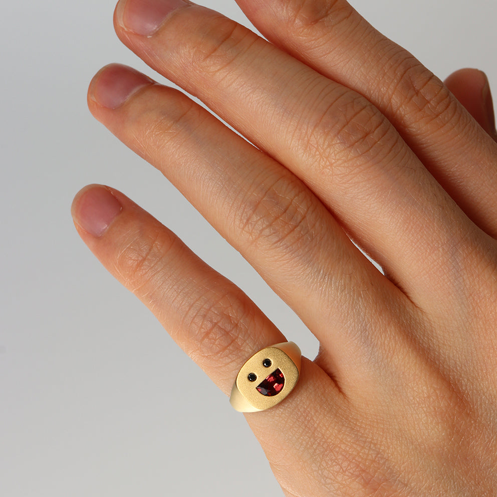 Madewell smiley on sale face ring